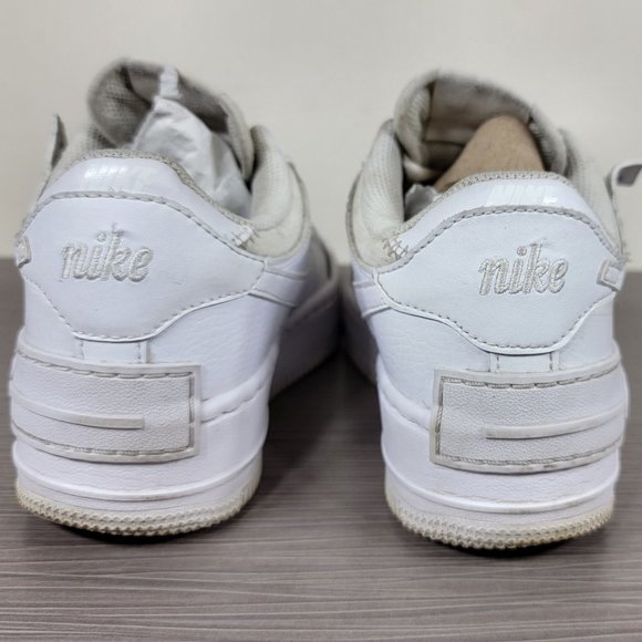 Nike Air Force 1 Shadow Sneaker White - Women's US 5 (US 3.5Y) - Picture 7 of 13